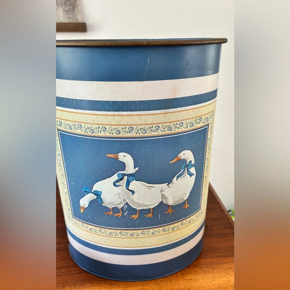 Vintage Blue Goose Canister